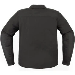 ICON Upstate Canvas CE Jacket -Motorcycle Helmet Store icon upstate canvas jacket black back 34348.1689751156