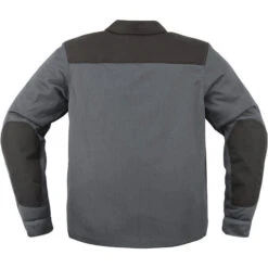 ICON Upstate Mesh CE Jacket -Motorcycle Helmet Store icon upstate mesh jacket grey back 56652.1689755164