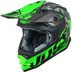 Just1 J32Y Camo Youth Helmet -Motorcycle Helmet Store just1 j32y youth camo helmet fluo green left 50749.1625539730