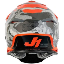 Just1 J39 Kinetic Camo Helmet 32 Just1 J39 Kinetic Camo Helmet -Motorcycle Helmet Store just1 j39 kinetic camo helmet grey orange back 36174.1625192633