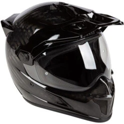 KLIM Krios Karbon Adventure Helmet Solids -Motorcycle Helmet Store klim krios karbon adventure helmet gloss black front right 79027.1584036388