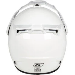 KLIM Krios Karbon Adventure Helmet Solids -Motorcycle Helmet Store klim krios karbon adventure helmet solid gloss white back 98622.1584036388