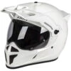 KLIM Krios Karbon Adventure Helmet Solids -Motorcycle Helmet Store klim krios karbon adventure helmet solid gloss white front left 46310.1699383637
