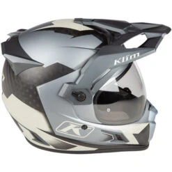 KLIM Krios Pro Charger Helmet -Motorcycle Helmet Store klim krios pro charger helmet grey right 43726.1689288703
