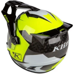 KLIM Krios Pro Charger Helmet -Motorcycle Helmet Store klim krios pro charger helmet hi vis back left 65814.1689288750