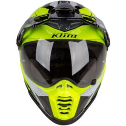KLIM Krios Pro Charger Helmet -Motorcycle Helmet Store klim krios pro charger helmet hi vis front 49426.1689288742