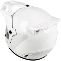 KLIM Krios Pro Helmet Solids -Motorcycle Helmet Store klim krios pro haptik white helmet back left 11620.1582617474