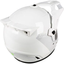 KLIM Krios Pro Helmet Solids -Motorcycle Helmet Store klim krios pro haptik white helmet back right 17255.1582617478
