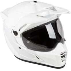 KLIM Krios Pro Helmet Solids -Motorcycle Helmet Store klim krios pro haptik white helmet front right 22882.1582617462
