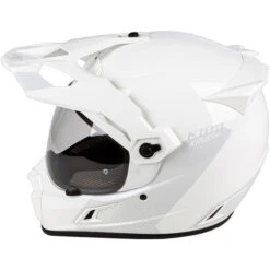 KLIM Krios Pro Helmet Solids -Motorcycle Helmet Store klim krios pro haptik white helmet left 91976.1582617467