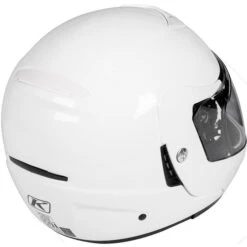 KLIM TK1200 Karbon Helmet Solids -Motorcycle Helmet Store klim tk1200 helmet solid gloss white back right 76919.1582688049