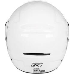 KLIM TK1200 Karbon Helmet Solids -Motorcycle Helmet Store klim tk1200 helmet solid gloss white back 50344.1582688053