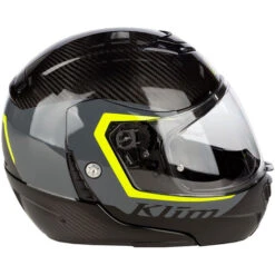 KLIM TK1200 Karbon Stark Helmet -Motorcycle Helmet Store klim tk1200 spark helmet asphalt hi vis right 33424.1689299371