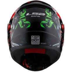 LS2 Rapid Happy Dreams Helmet -Motorcycle Helmet Store ls 2 rapid happy dreams helmet back 60114.1633132011