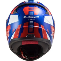 LS2 Rapid Stratus Helmet -Motorcycle Helmet Store ls 2 rapid stratus helmet blue red white back 52036.1633132327