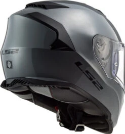 LS2 Assault Helmet Solid 32 LS2 Assault Helmet Solid -Motorcycle Helmet Store ls2 assault helmet solid battleship gray back right 70942.1617065516
