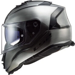 LS2 Assault Helmet Solid 35 LS2 Assault Helmet Solid -Motorcycle Helmet Store ls2 assault helmet solid brushed alloy left 93788.1617065552
