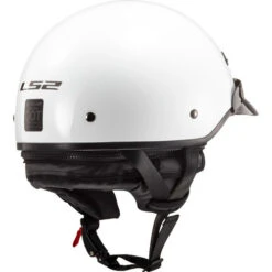 LS2 Bagger Helmet Solid 25 LS2 Bagger Helmet Solid -Motorcycle Helmet Store ls2 bagger helmet solid pearl white back right 33821.1633131605