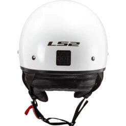LS2 Bagger Helmet Solid 26 LS2 Bagger Helmet Solid -Motorcycle Helmet Store ls2 bagger helmet solid pearl white back 62114.1633131605