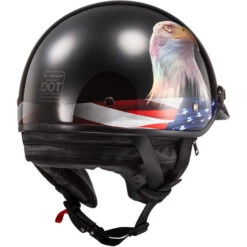 LS2 Bagger Murica Helmet -Motorcycle Helmet Store ls2 bagger murica helmet back right 07857.1633131441