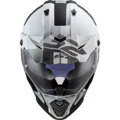 LS2 Blaze Sprint Helmet -Motorcycle Helmet Store ls2 blaze sprint helmet matte white black top front 13752.1633132198