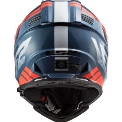 LS2 Blaze Sprint Helmet -Motorcycle Helmet Store ls2 blaze sprint helmet matte white cobalt blue back 19005.1633132198