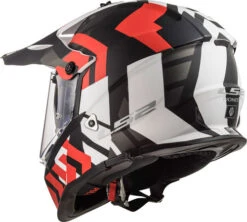 LS2 Blaze Xtreme Helmet -Motorcycle Helmet Store ls2 blaze xtreme helmet matte black red back left 15901.1633131363
