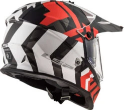 LS2 Blaze Xtreme Helmet -Motorcycle Helmet Store ls2 blaze xtreme helmet matte black red back right 53899.1633131363