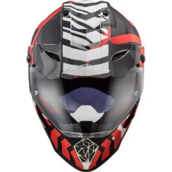 LS2 Blaze Xtreme Helmet -Motorcycle Helmet Store ls2 blaze xtreme helmet matte black red front 22850.1633131363