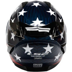 LS2 Challenger Carbon Americarbon Helmet -Motorcycle Helmet Store ls2 challenger carbon americarbon helmet back 06220.1633131381