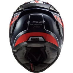 LS2 Challenger Carbon Carver Helmet -Motorcycle Helmet Store ls2 challenger carbon carver helmet blue red back 25327.1633131880