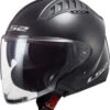 LS2 Copter Helmet Solid -Motorcycle Helmet Store ls2 copter helmet solid gloss black front left 14786.1617196672