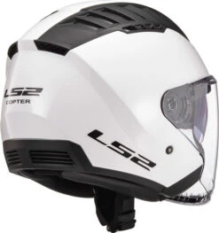 LS2 Copter Helmet Solid 26 LS2 Copter Helmet Solid -Motorcycle Helmet Store ls2 copter helmet solid white back right 74486.1617196700