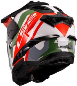 LS2 Explorer Camo X Helmet -Motorcycle Helmet Store ls2 explorer camo x helmet back left 73939.1617244743