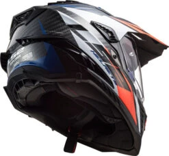 LS2 Explorer Carbon Focus Helmet -Motorcycle Helmet Store ls2 explorer carbon focus helmet blue white red bottom 71236.1633132397