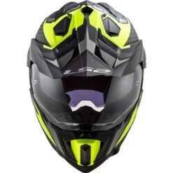 LS2 Explorer Carbon Focus Helmet -Motorcycle Helmet Store ls2 explorer carbon focus helmet titanium hi vis yellow top 19423.1633132397