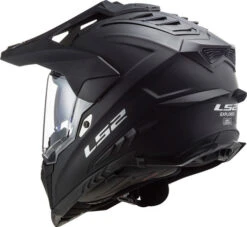 LS2 Explorer Helmet Solid -Motorcycle Helmet Store ls2 explorer helmet solid matte black back left 53853.1617245978