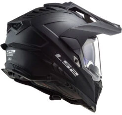 LS2 Explorer Helmet Solid -Motorcycle Helmet Store ls2 explorer helmet solid matte black back right 98025.1617245982