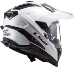 LS2 Explorer Helmet Solid -Motorcycle Helmet Store ls2 explorer helmet solid white back right 14894.1617246002