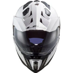 LS2 Explorer Helmet Solid -Motorcycle Helmet Store ls2 explorer helmet solid white front 64559.1617245996