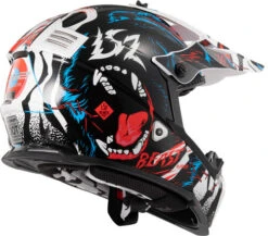 LS2 Gate Beast Youth Helmet -Motorcycle Helmet Store ls2 gate beast youth helmet back right 60111.1633131631