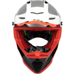 LS2 Gate Launch Youth Helmet -Motorcycle Helmet Store ls2 gate launch helmet white red black front 72419.1633131895