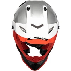 LS2 Gate Launch Youth Helmet -Motorcycle Helmet Store ls2 gate launch helmet white red black top 93092.1633131895
