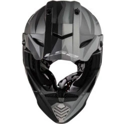 LS2 Gate TwoFace Youth Helmet -Motorcycle Helmet Store ls2 gate two face helmet gray black top 15508.1633131823