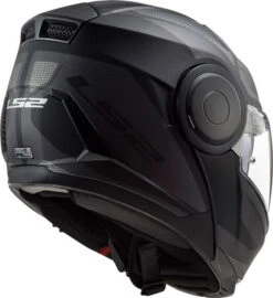 LS2 Horizon Axis Helmet -Motorcycle Helmet Store ls2 horizon axis helmet black titanium back right 96971.1633131349