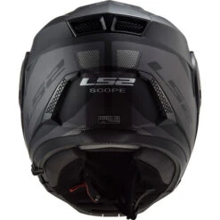 LS2 Horizon Axis Helmet -Motorcycle Helmet Store ls2 horizon axis helmet black titanium back 32781.1633131349