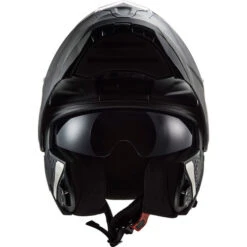 LS2 Horizon Axis Helmet -Motorcycle Helmet Store ls2 horizon axis helmet black titanium front open 31736.1633131349