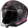 LS2 Infinity II Lotus Helmet 2 LS2 Infinity II Lotus Helmet -Motorcycle Helmet Store ls2 infinity ii lotus helmet matte black pink 23825.1684823133.500.659