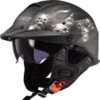 LS2 Rebellion Bones Helmet -Motorcycle Helmet Store ls2 rebellion bones helmet front left 05415.1617236404