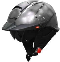 LS2 Rebellion Helmet Solid -Motorcycle Helmet Store ls2 rebellion helmet solid brushed alloy front left 91556.1617236115